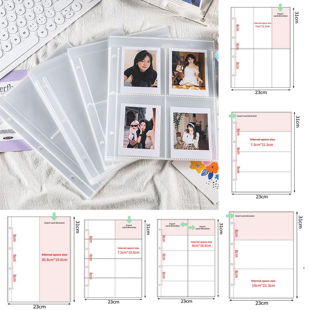 Binder A4 Lever - 10 個透明 A4 Kpop フォトカードバインダー PP