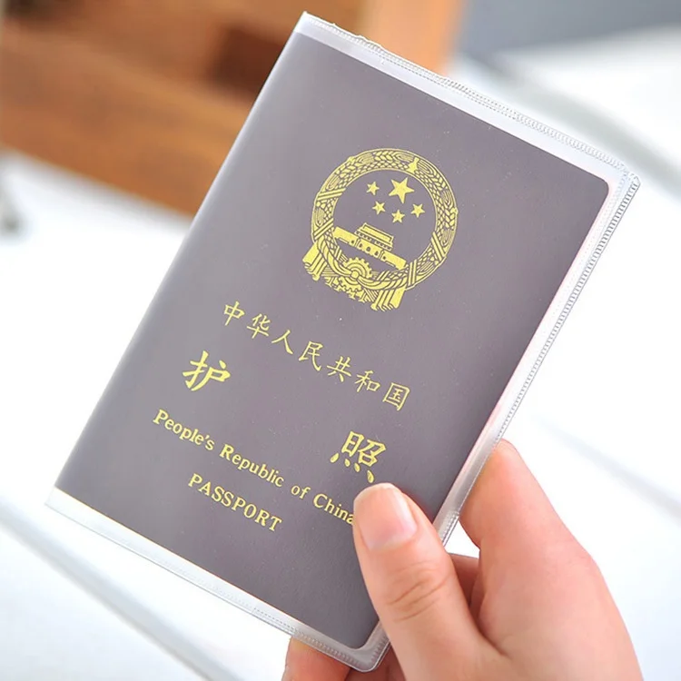 3 個新しいパスポート保護カバー透明つや消し PVC 防水ケ - Index Card Holder のレビューと価格